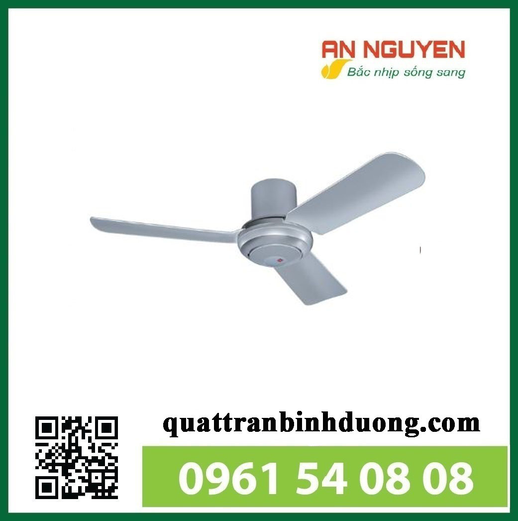 QUẠT TRẦN ĐIỀU KHIỂN TỪ XA KDK M11SU XÁM BẠC